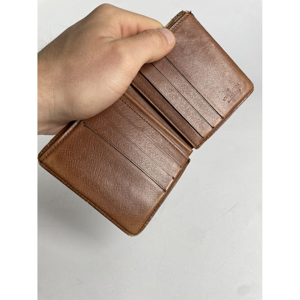 Louis Vuitton Brown Leather Purse Size ONE SIZE - 4 Thumbnail