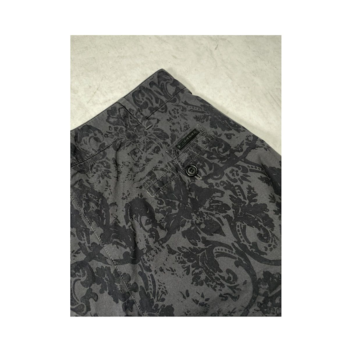 Prada Anthracite Cotton Short Size 34" / US 12 / IT 48 - 2 Thumbnail