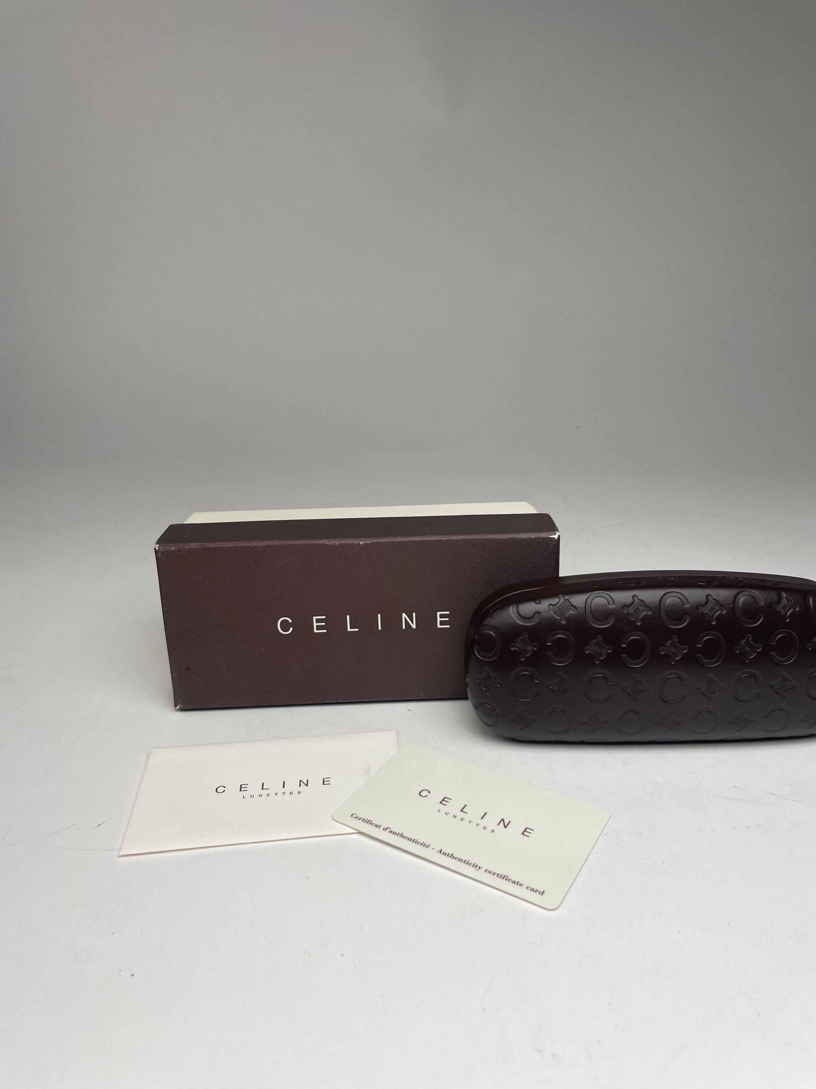 Celine Vintage Paris Sunglasses Brown Size ONE SIZE - 14 Thumbnail