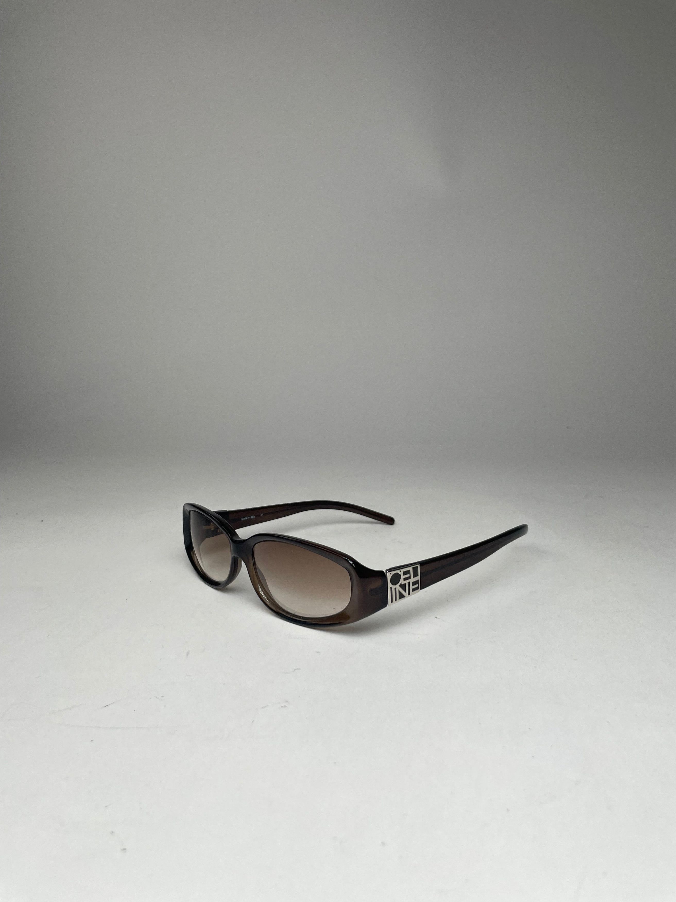 Celine Vintage Paris Sunglasses Brown Size ONE SIZE - 4 Thumbnail