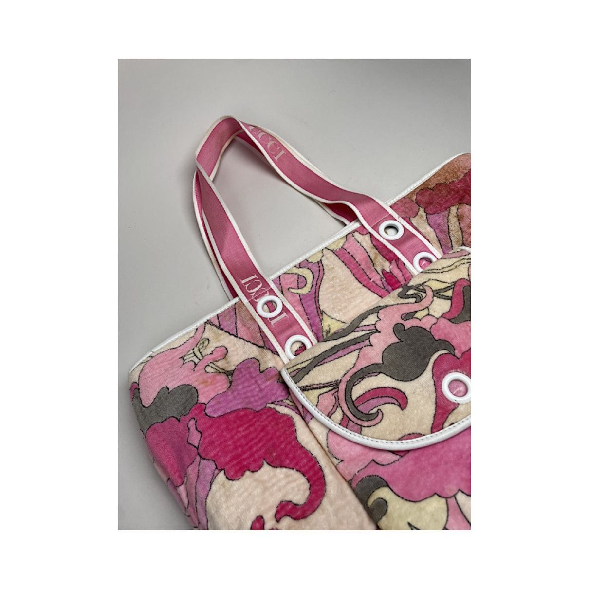 Emilio Pucci Pink Wool Handbag Size ONE SIZE - 5 Thumbnail