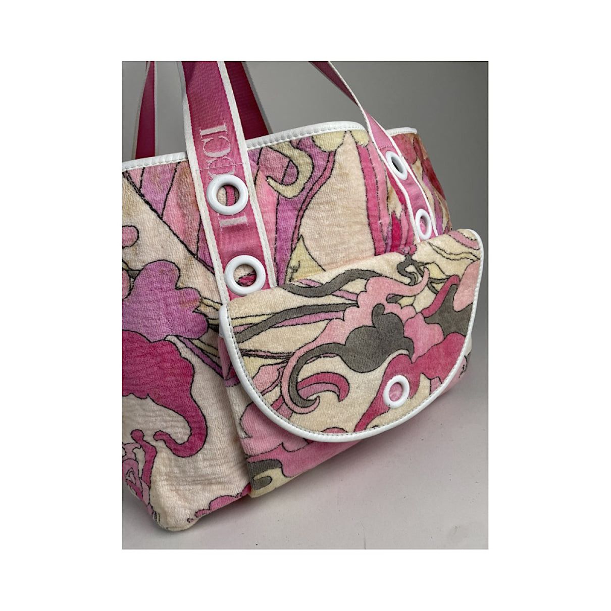 Emilio Pucci Pink Wool Handbag Size ONE SIZE - 4 Thumbnail