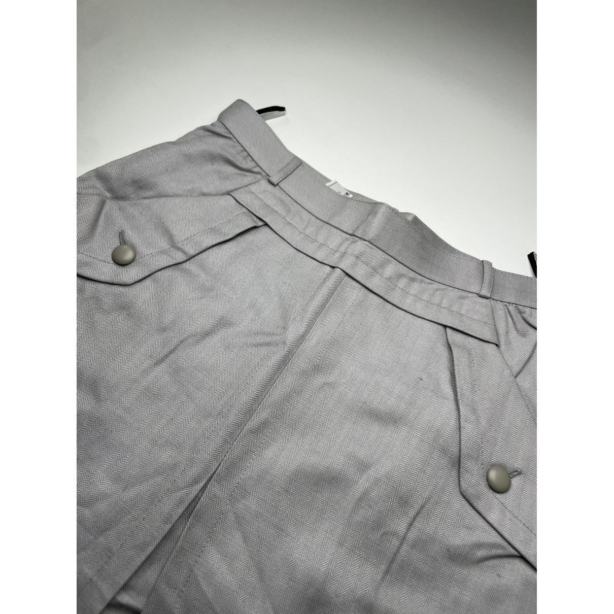 Dior Silver Cotton Skirt Size 30" / US 8 / IT 44 - 2 Thumbnail