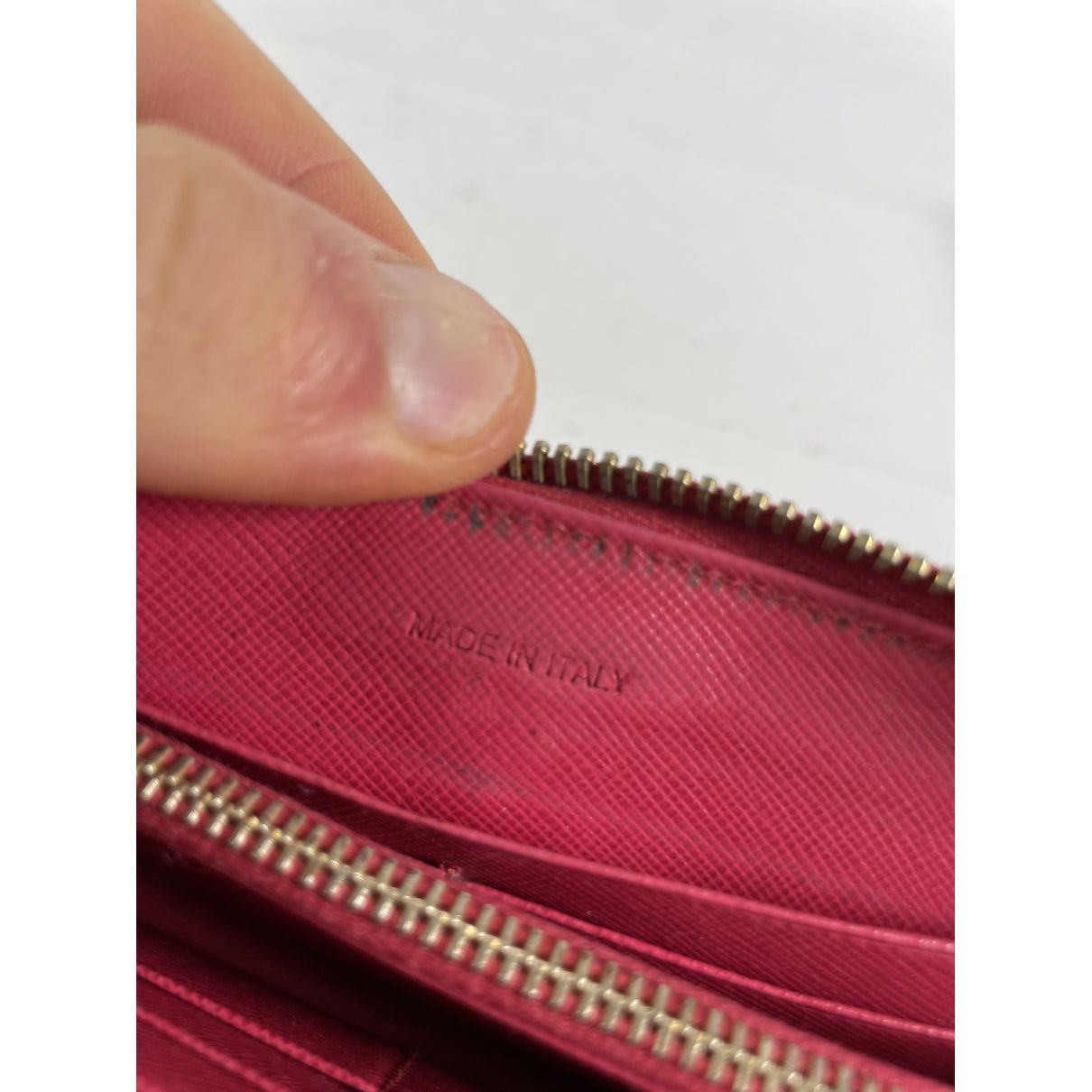 Prada Pink Leather Wallet Size ONE SIZE - 5 Thumbnail