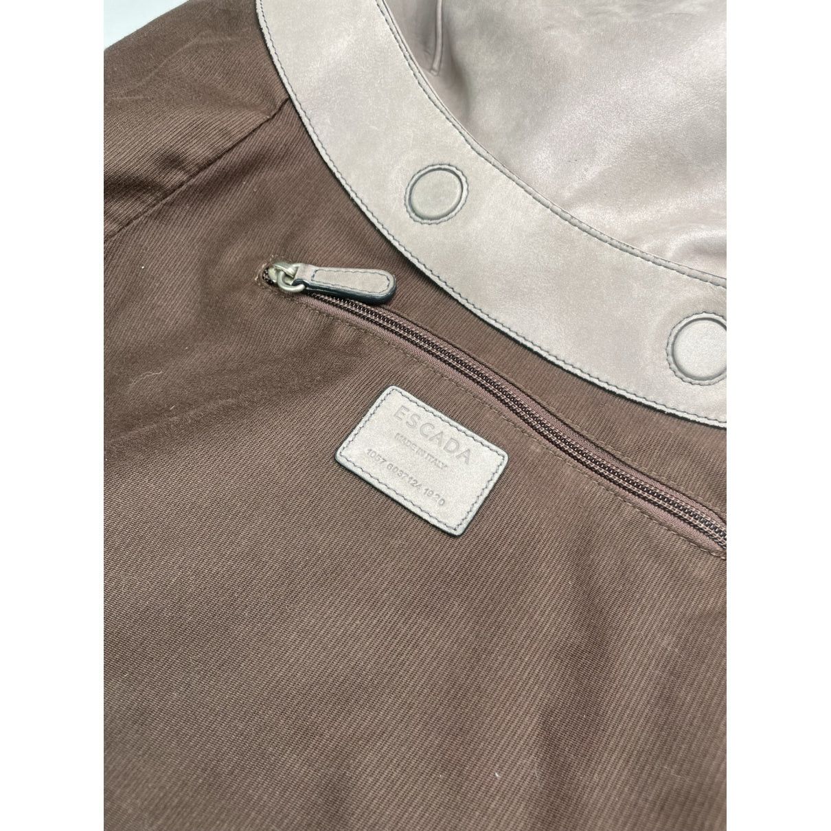 Escada Grey Leather Handbag Size ONE SIZE - 3 Thumbnail