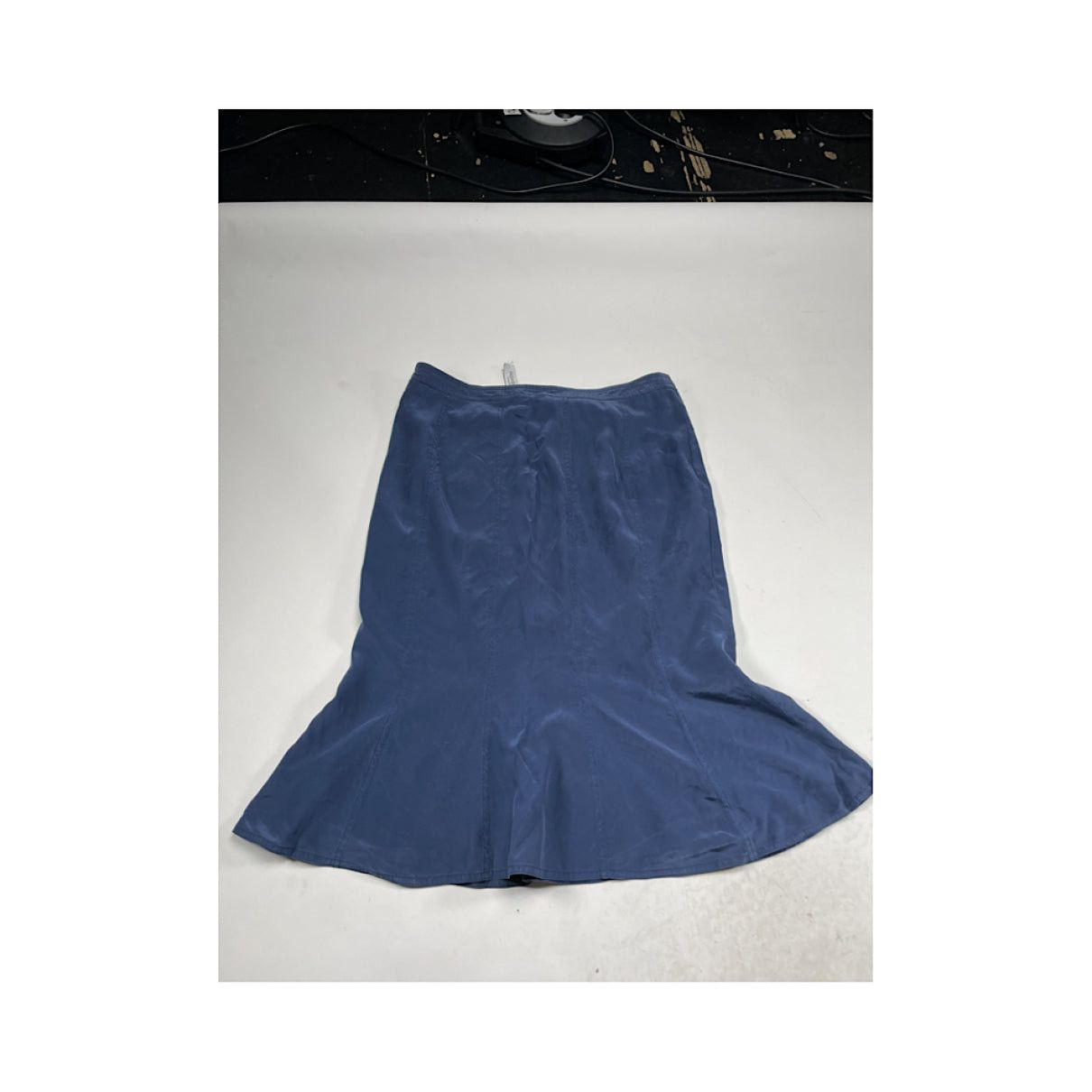 Other Saint Laurent Blue Silk Skirt Size 34" / US 12 / IT 48 - 2 Thumbnail