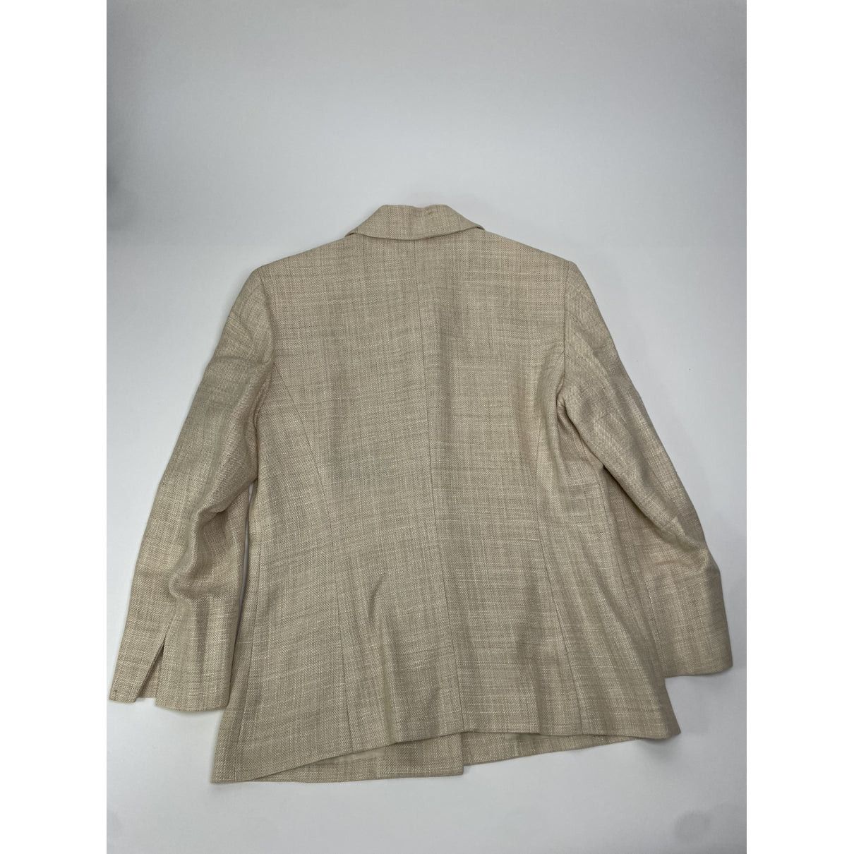 Burberry Waterloo Beige Linen Trench Coat Size L / US 10 / IT 46 - 3 Thumbnail