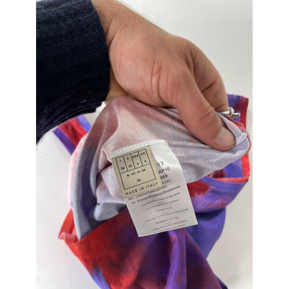 Emilio Pucci Multicolour Cotton Top Size XS / US 0-2 / IT 36-38 - 4 Thumbnail
