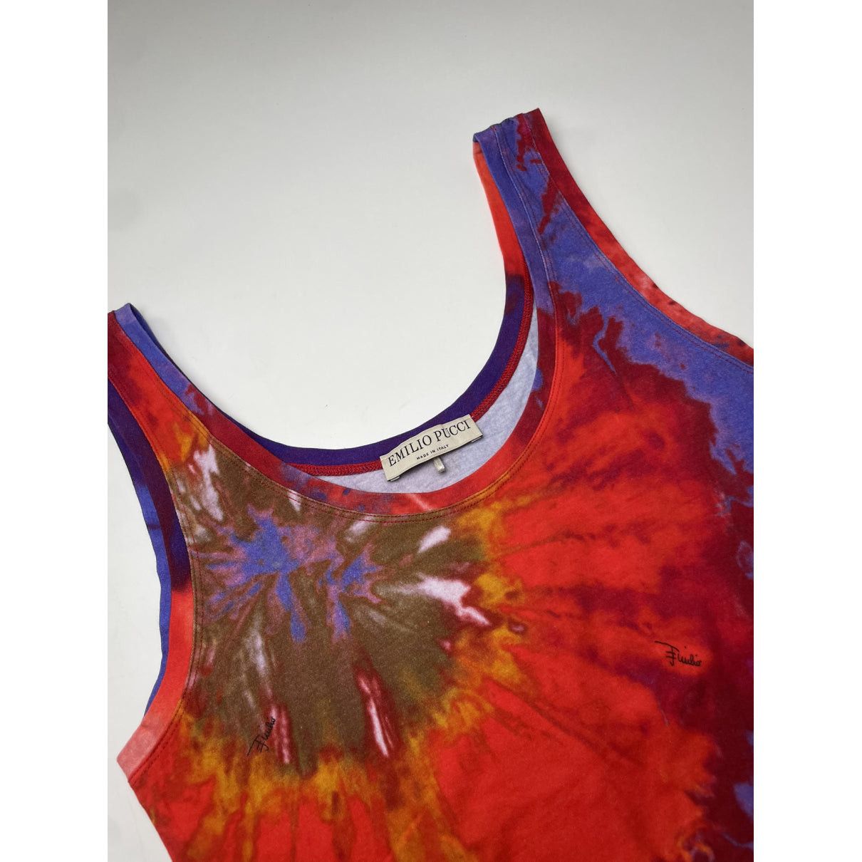 Emilio Pucci Multicolour Cotton Top Size XS / US 0-2 / IT 36-38 - 3 Thumbnail
