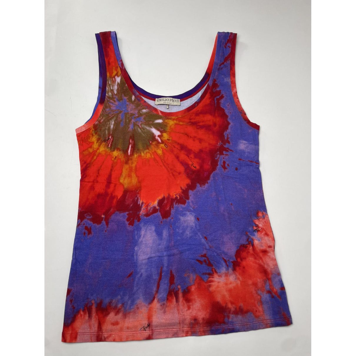 Emilio Pucci Multicolour Cotton Top Size XS / US 0-2 / IT 36-38 - 2 Thumbnail