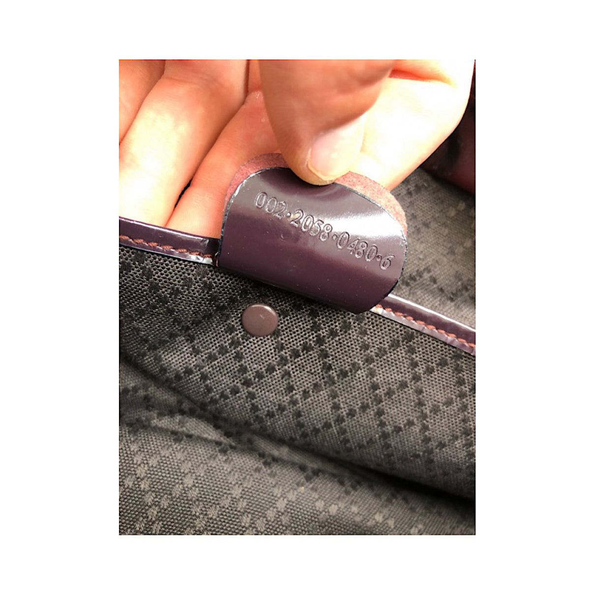 Gucci Hobo Purple Polyester Handbag Size ONE SIZE - 3 Thumbnail
