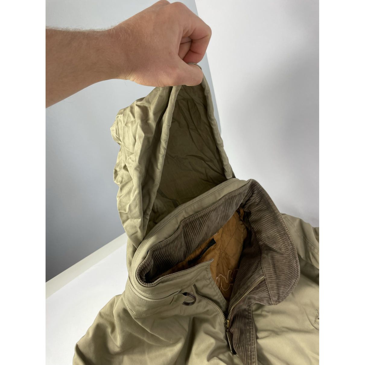 Burberry Beige Cotton Coat Size L / US 10 / IT 46 - 4 Thumbnail