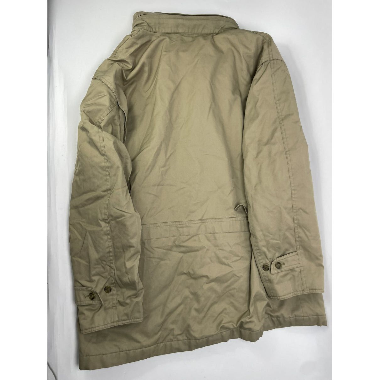 Burberry Beige Cotton Coat Size L / US 10 / IT 46 - 3 Thumbnail