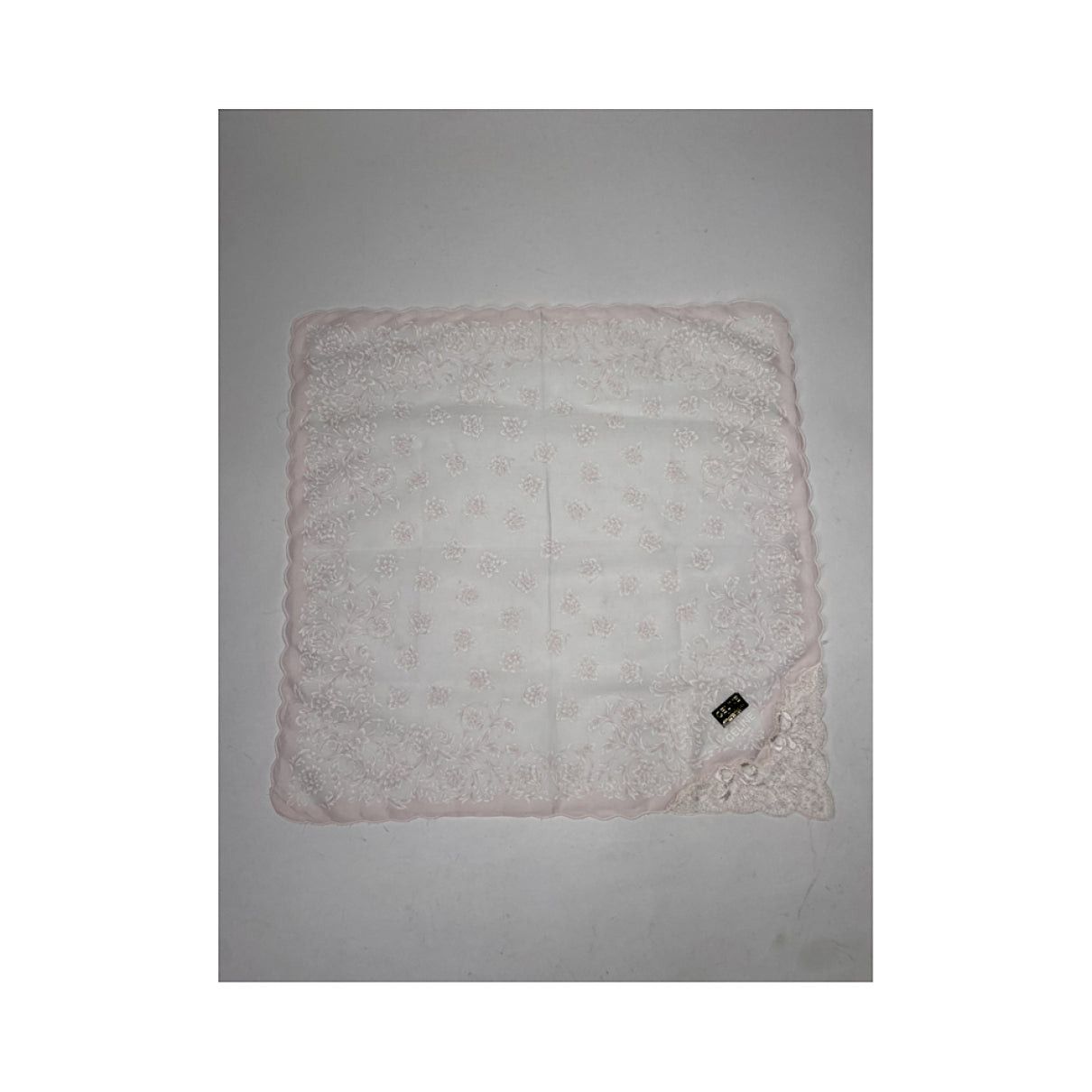 Celine White Silk Silk Handkerchief Size ONE SIZE - 2 Thumbnail