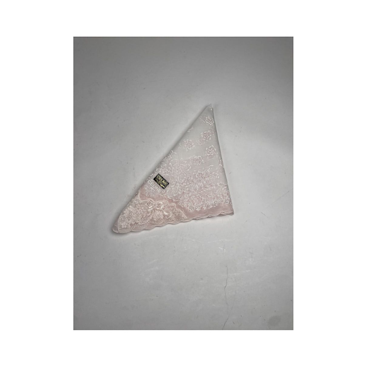 Celine White Silk Silk Handkerchief Size ONE SIZE - 3 Thumbnail