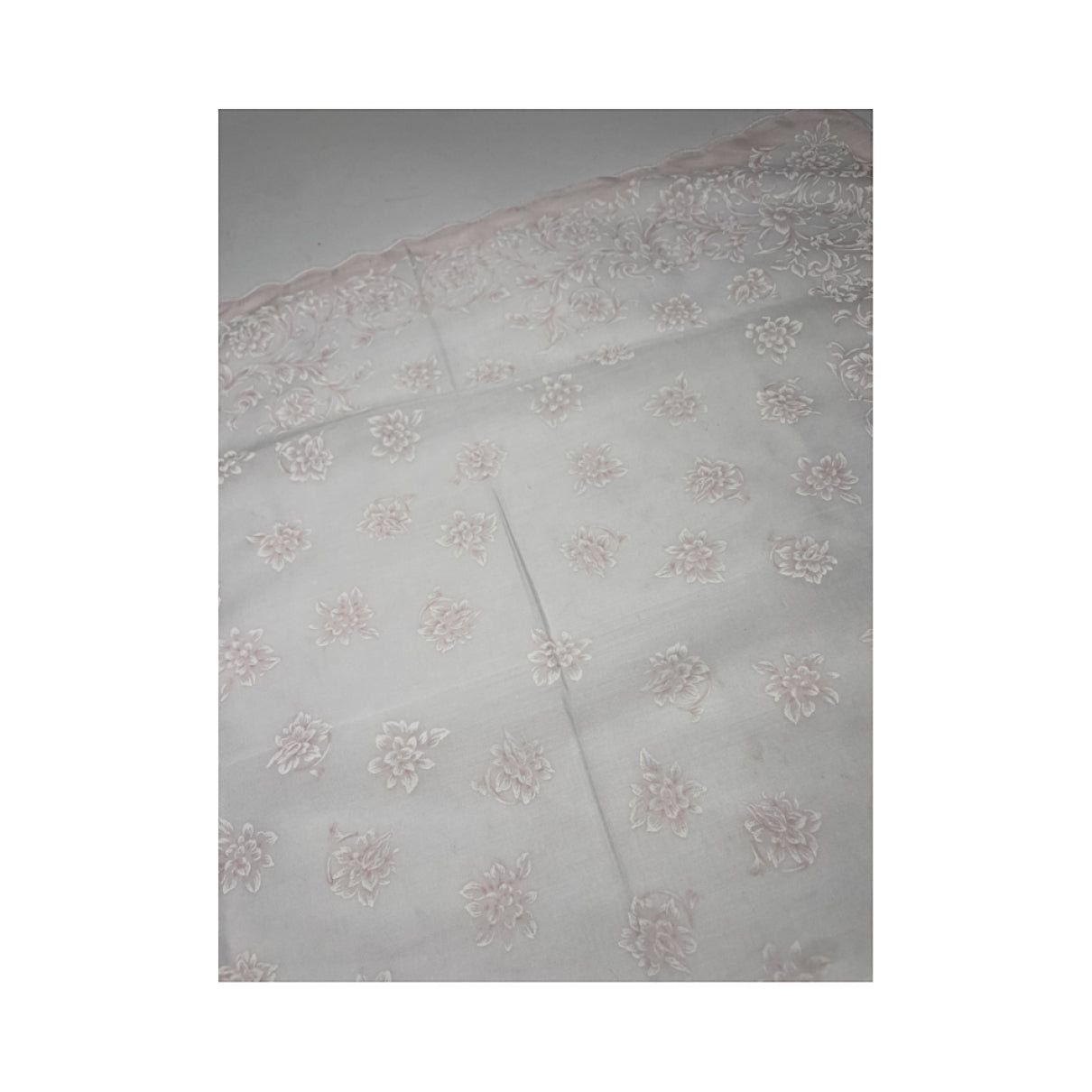Celine White Silk Silk Handkerchief Size ONE SIZE - 5 Thumbnail