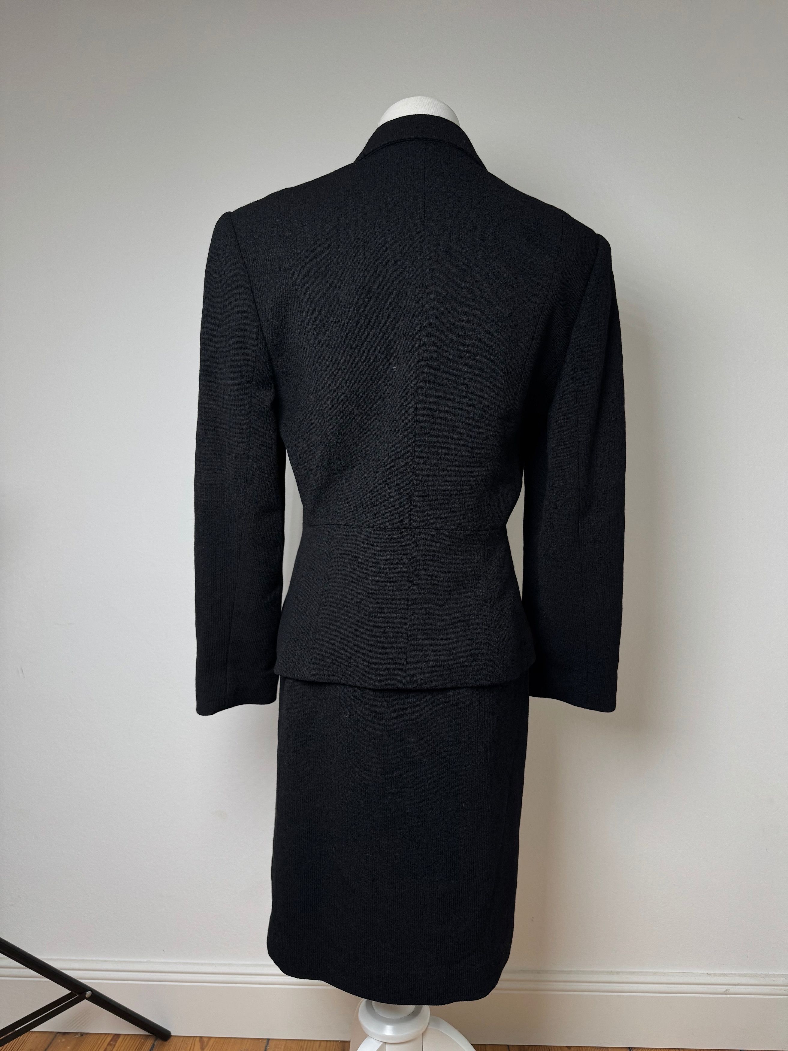 Balenciaga Vintage Paris Twin Set Black 38/M Size 27" / US 4 / IT 40 - 4 Thumbnail