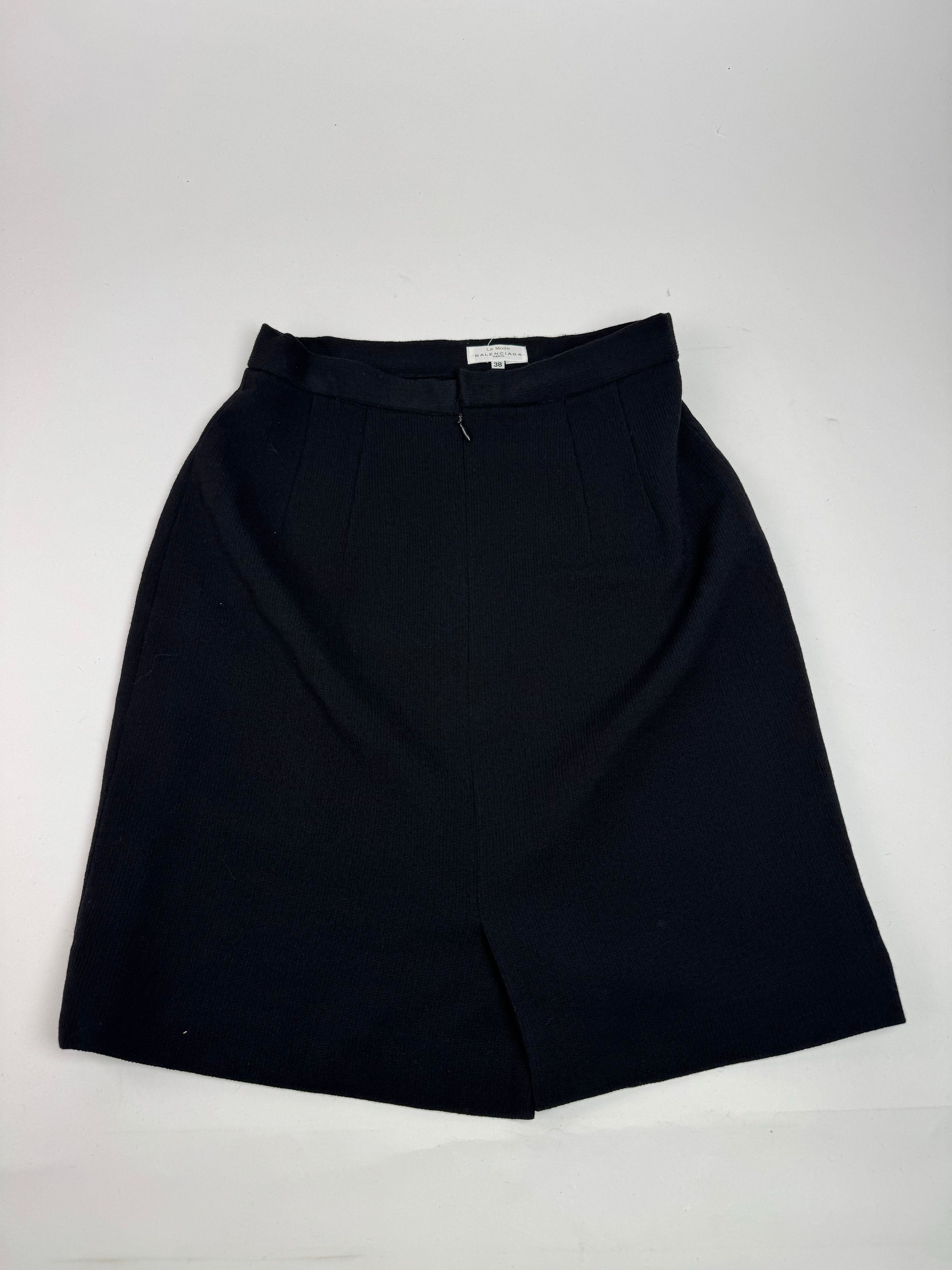 Balenciaga Vintage Paris Twin Set Black 38/M Size 27" / US 4 / IT 40 - 10 Thumbnail