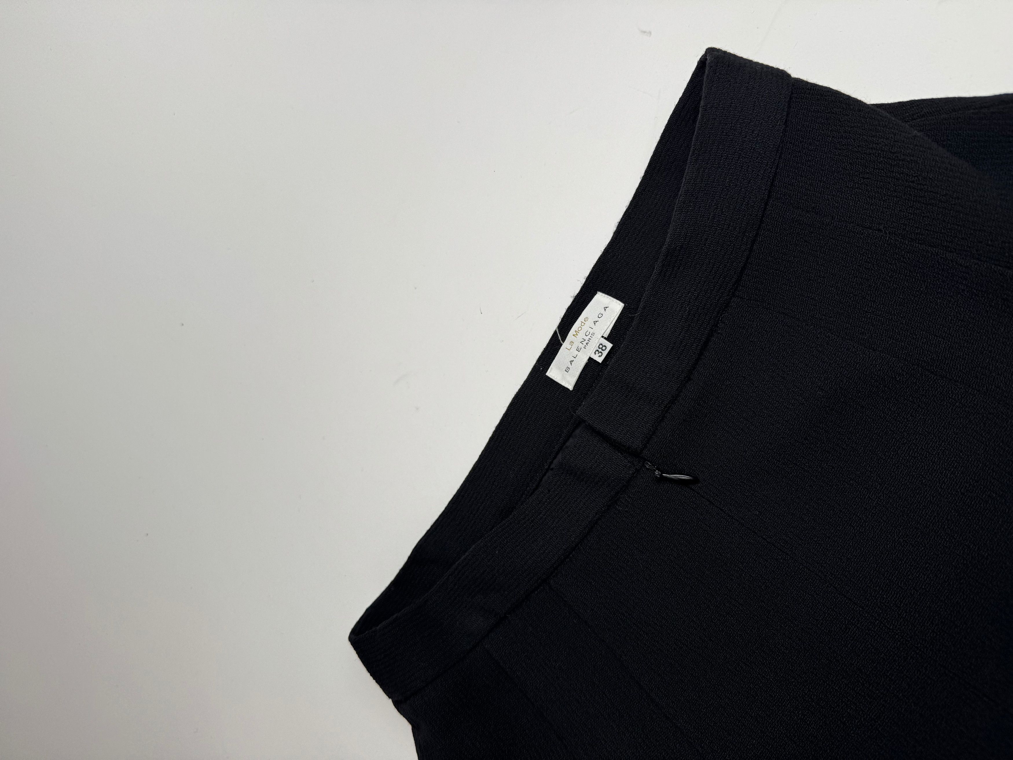 Balenciaga Vintage Paris Twin Set Black 38/M Size 27" / US 4 / IT 40 - 11 Thumbnail