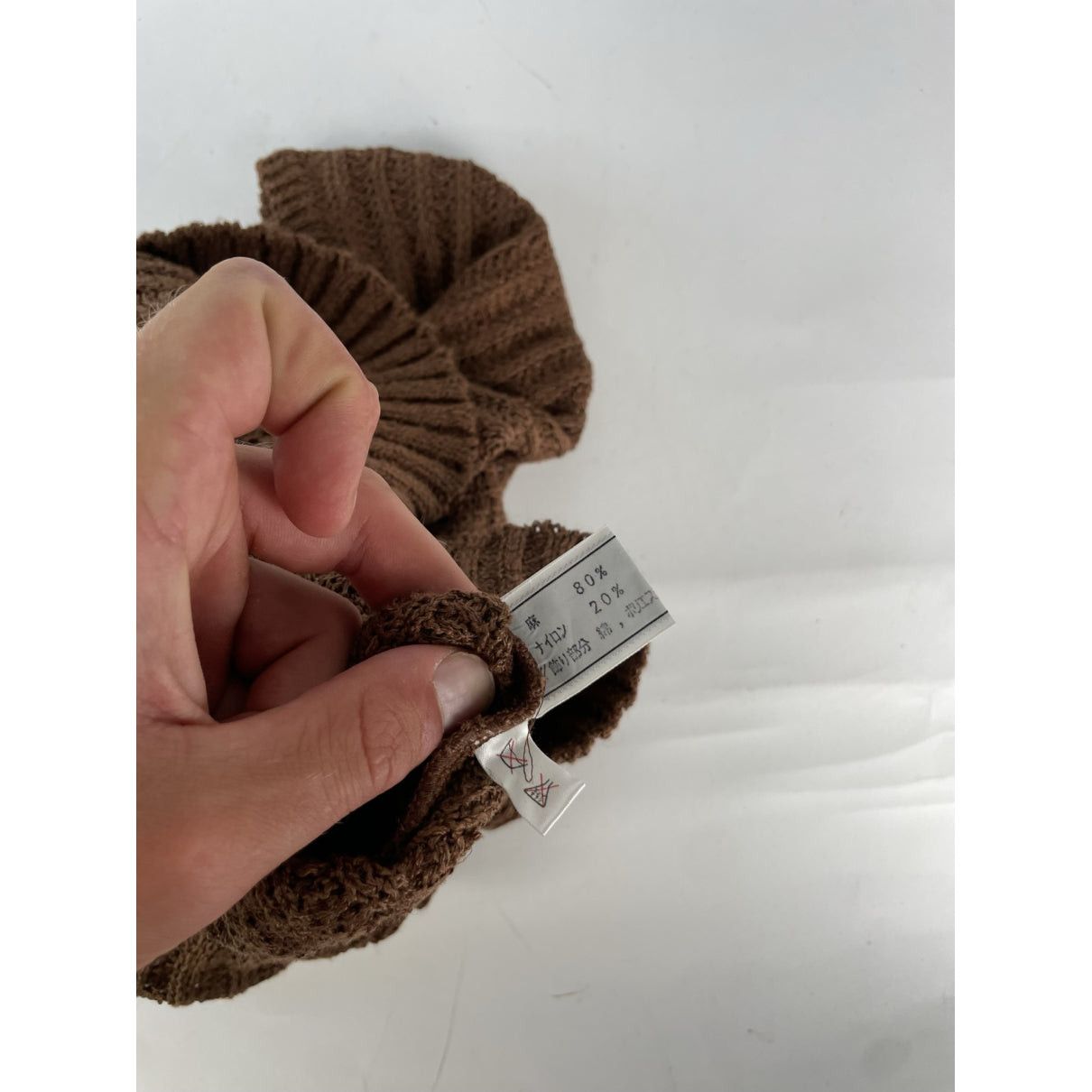 Dior J'A8 Brown Wool Top Size L / US 10 / IT 46 - 4 Thumbnail