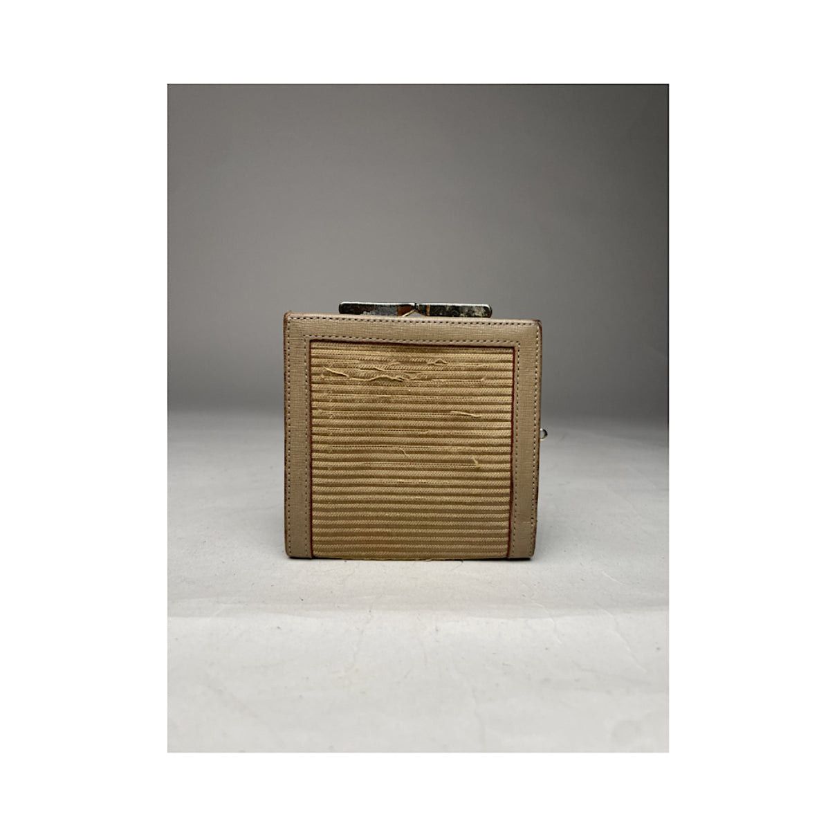 Yves Saint Laurent Beige Linen Purse Size ONE SIZE - 2 Thumbnail