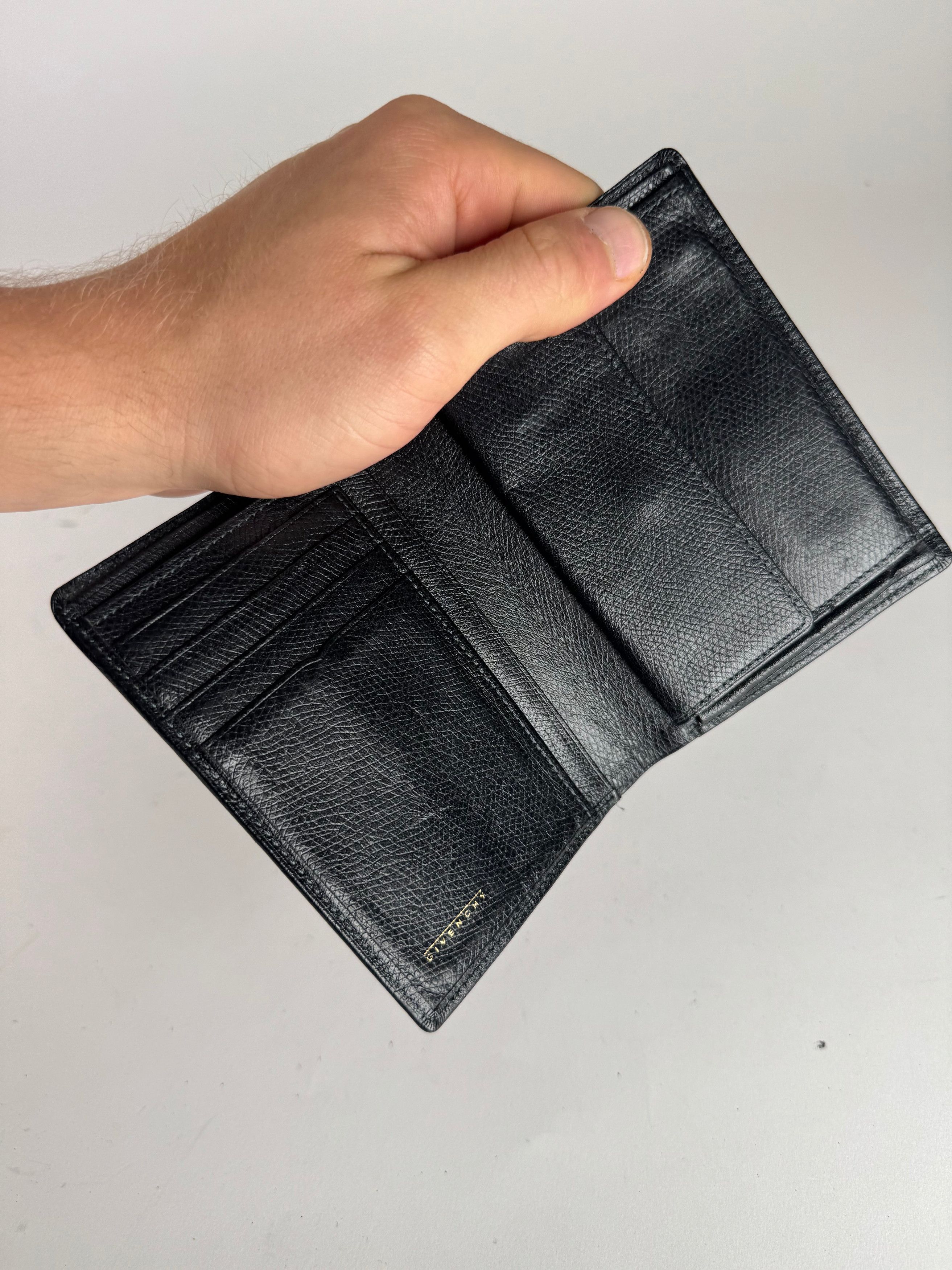 Givenchy Vintage Leather Wallet Black Size ONE SIZE - 3 Thumbnail