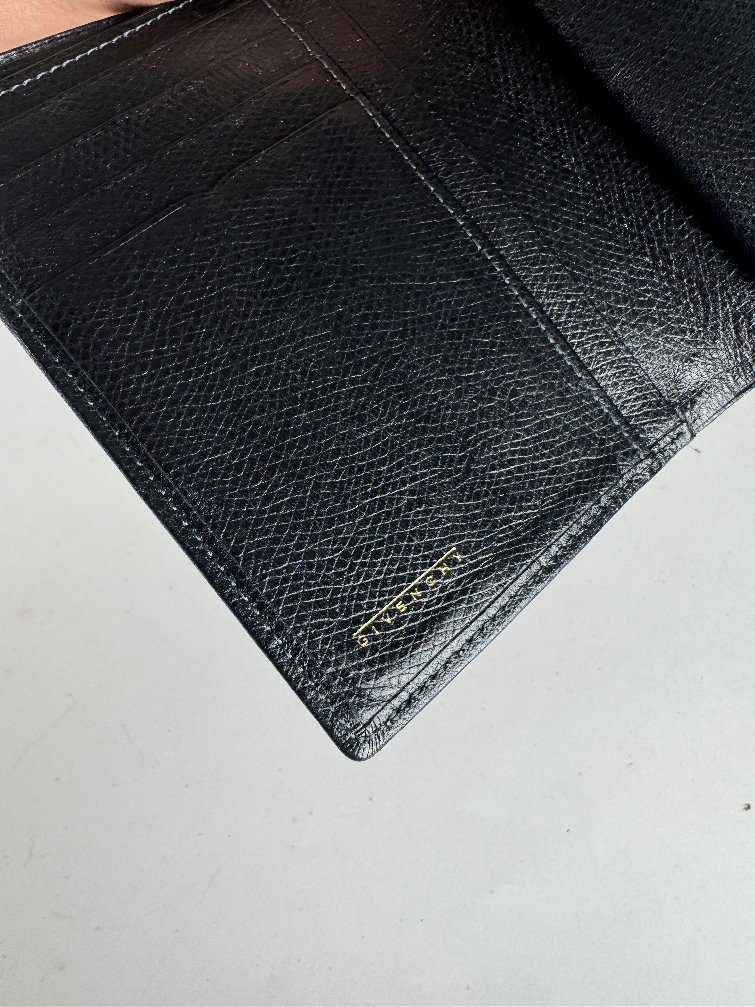 Givenchy Vintage Leather Wallet Black Size ONE SIZE - 4 Thumbnail