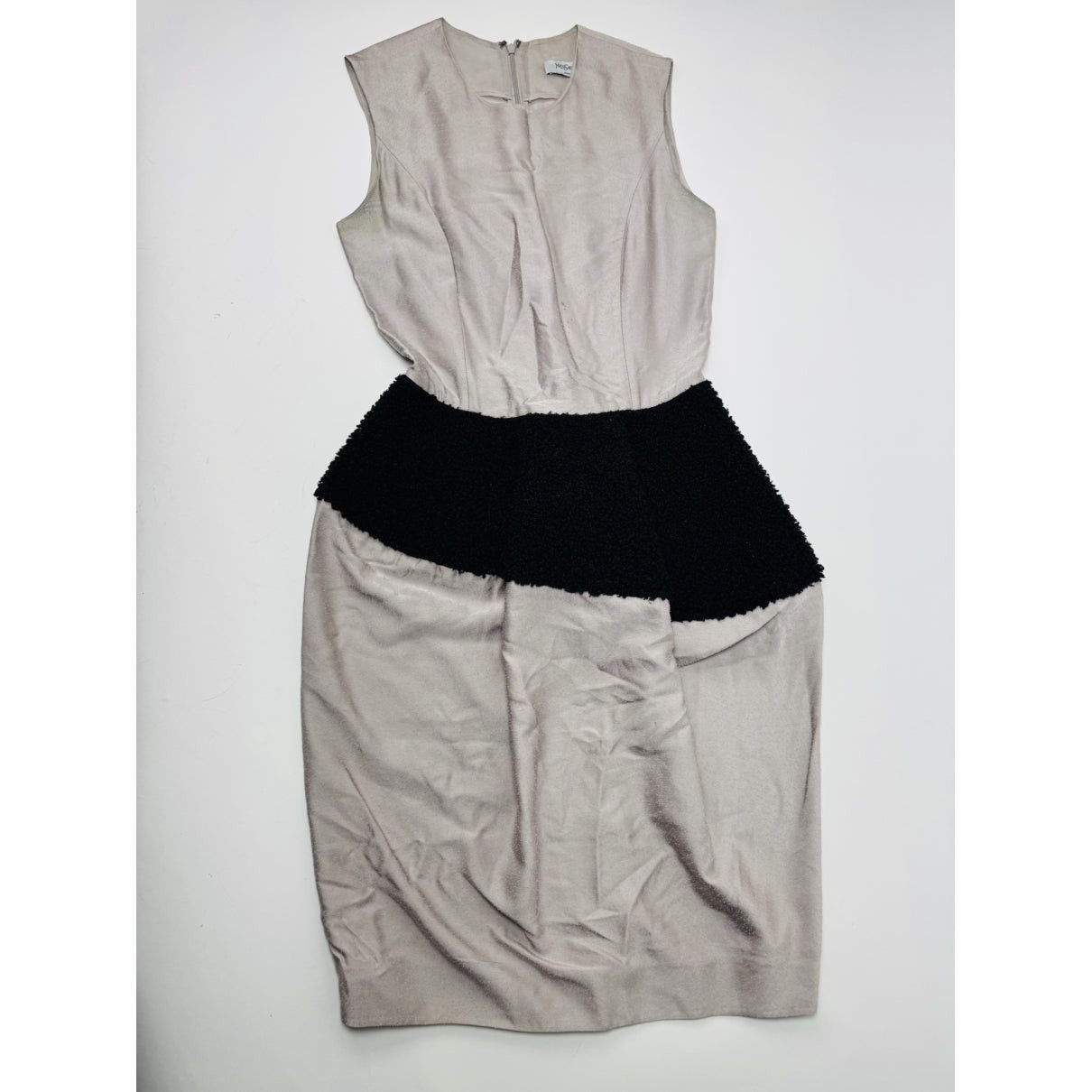 Yves Saint Laurent Silver Silk Dresse Size S / US 4 / IT 40 - 5 Thumbnail