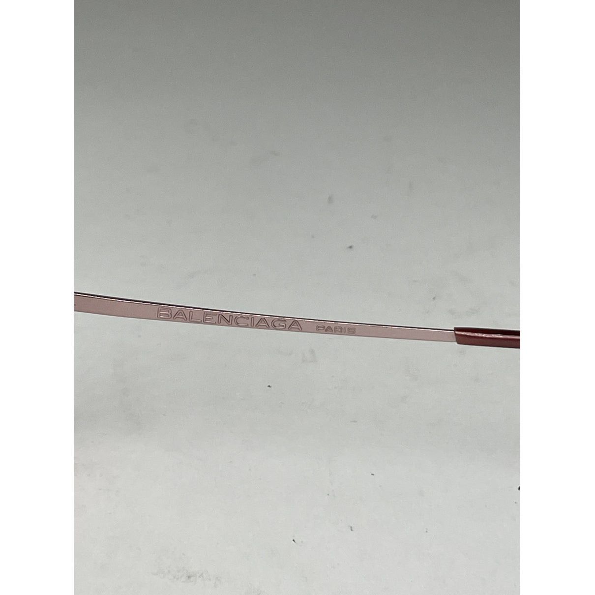 Balenciaga Pink Metal Sunglasses Size ONE SIZE - 2 Thumbnail