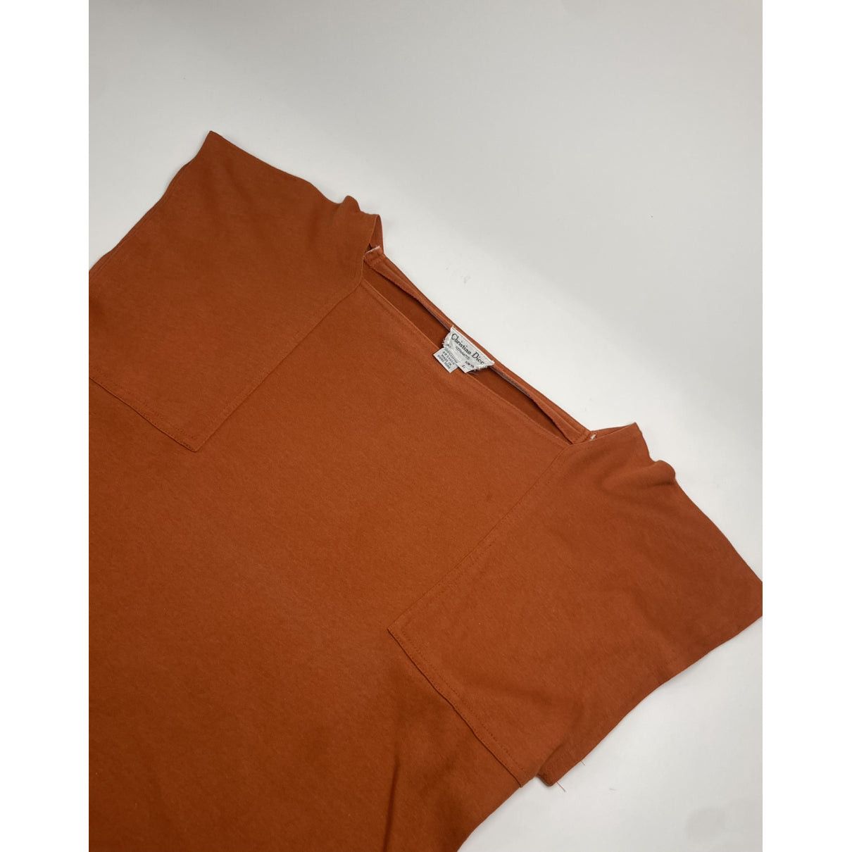 Dior Orange Cotton Knitwear Size L / US 10 / IT 46 - 3 Thumbnail
