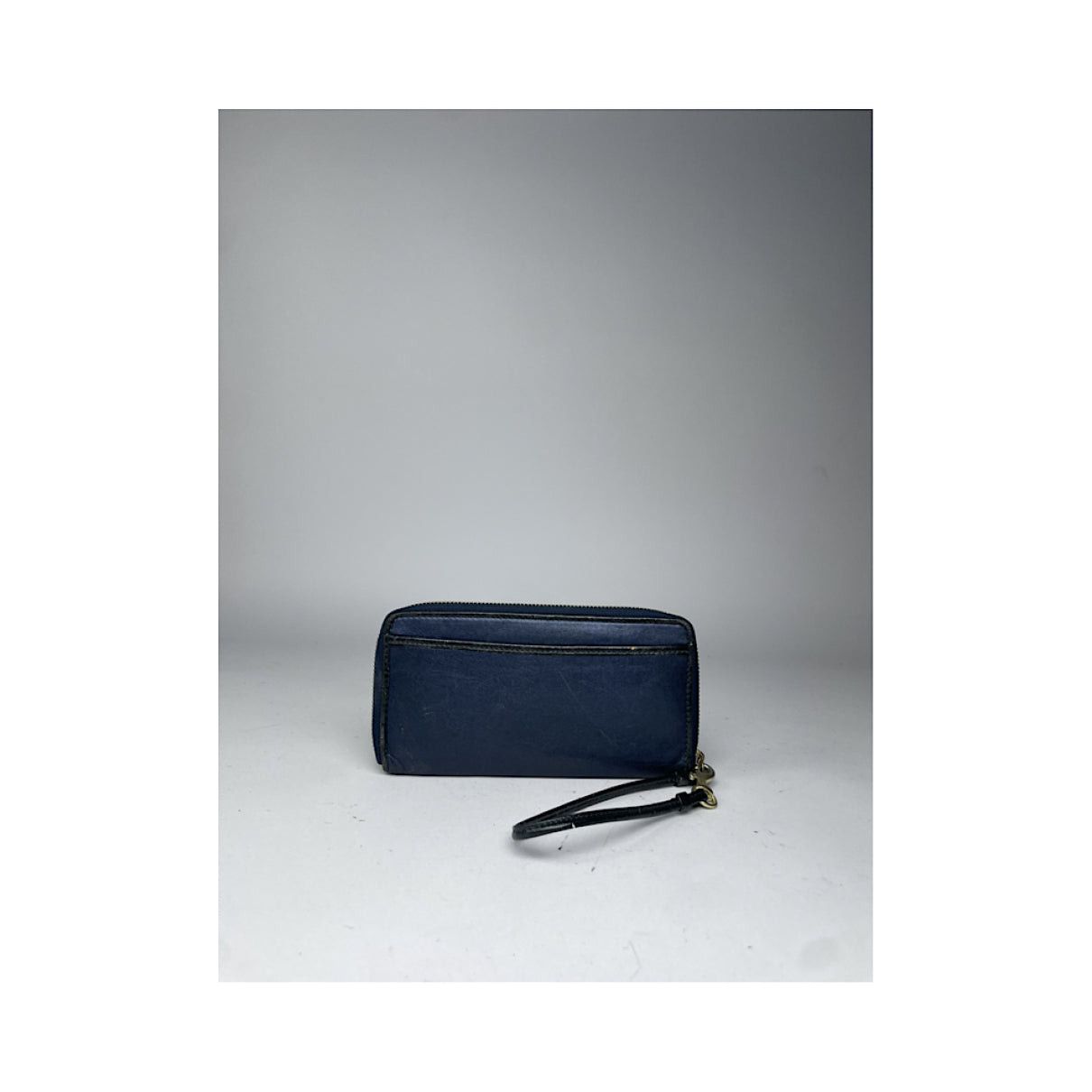 Coach Navy Cotton Wallet Size ONE SIZE - 2 Thumbnail