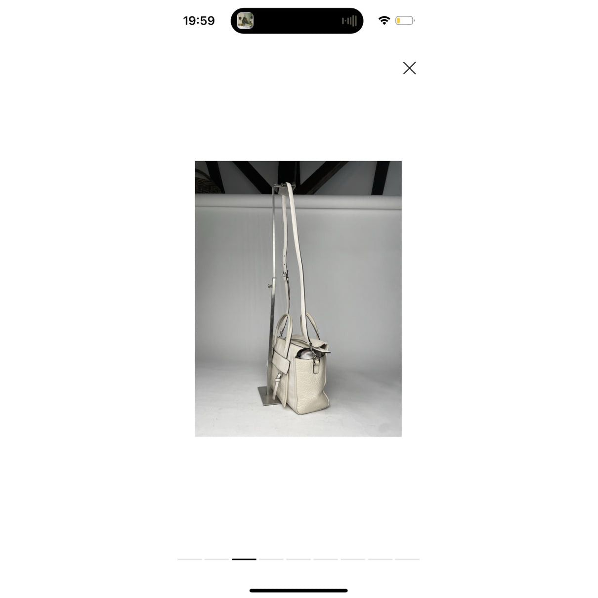 Coach Large Scout Hobo White Leather Handbag Size ONE SIZE - 3 Thumbnail