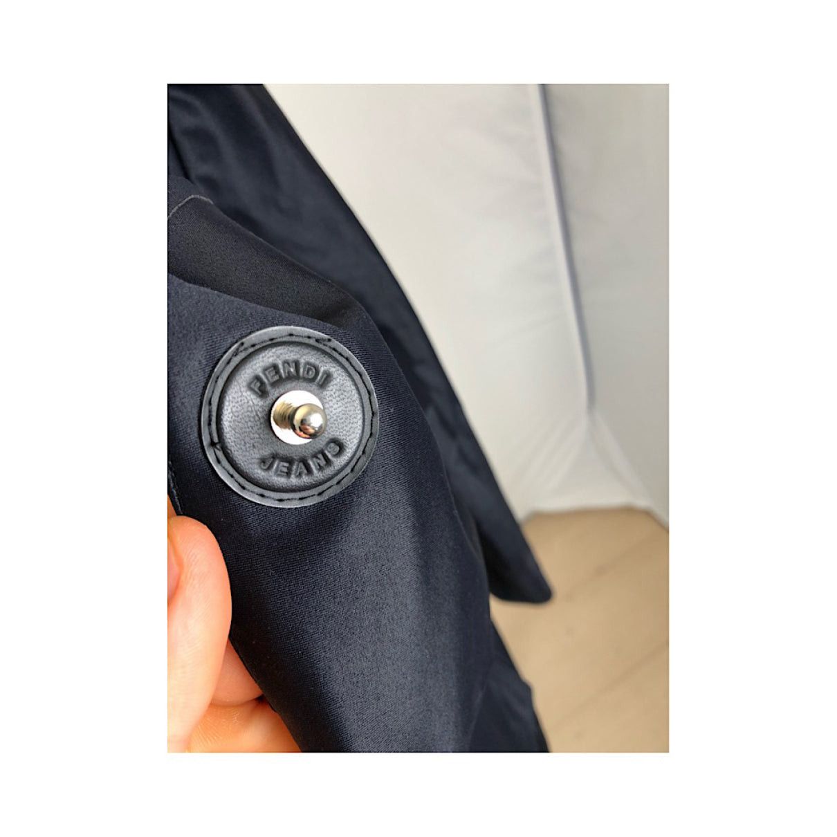 Fendi Navy Polyester Jacket Size L / US 10 / IT 46 - 4 Thumbnail