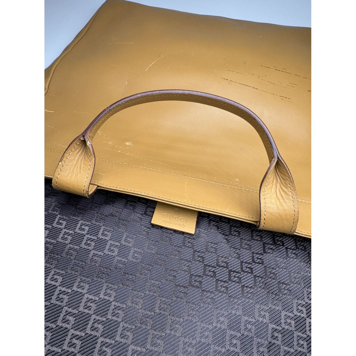 Gucci Jackie 1961 Brown Leather Handbag Size ONE SIZE - 3 Thumbnail