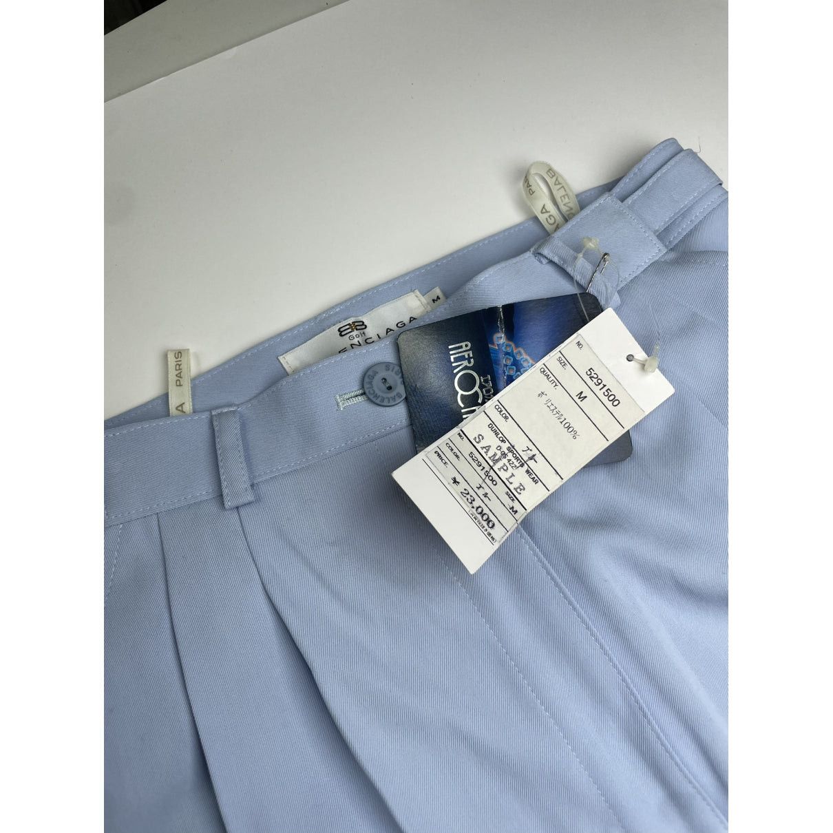 Balenciaga Blue Polyester Trouser Size 30" / US 8 / IT 44 - 4 Thumbnail