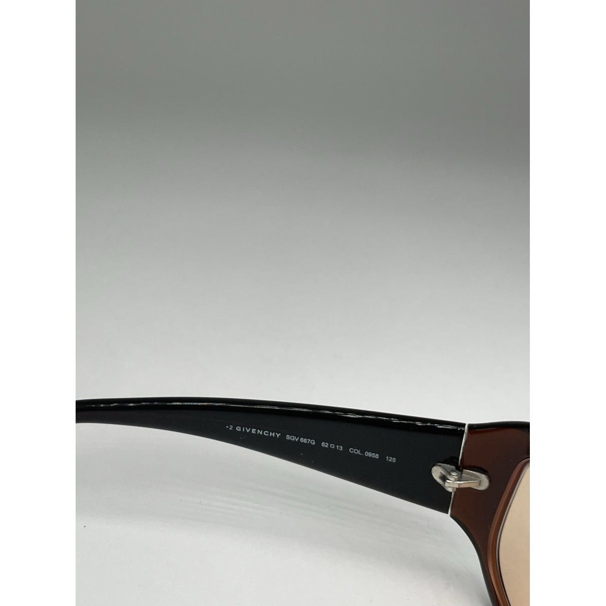Givenchy Brown Plastic Sunglasses Size ONE SIZE - 3 Thumbnail