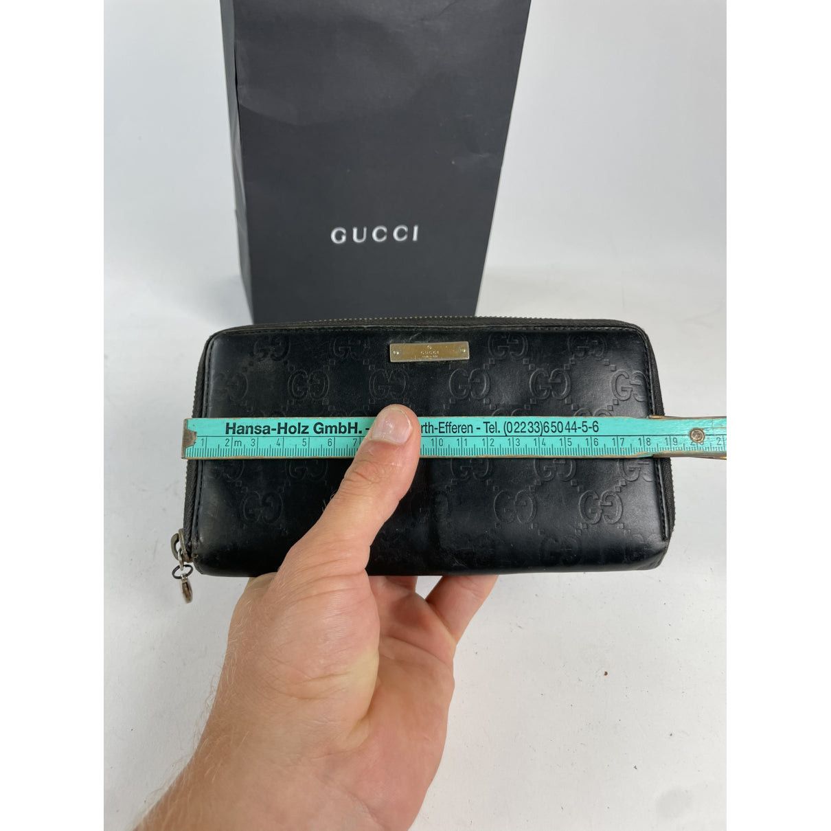 Gucci GG Blooms Black Leather Wallet Size ONE SIZE - 5 Thumbnail