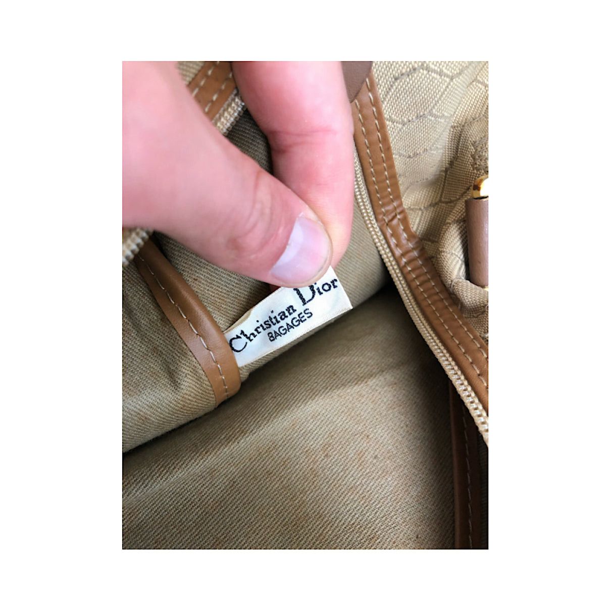 Dior Speedy Beige Leather Handbag Size ONE SIZE - 5 Thumbnail