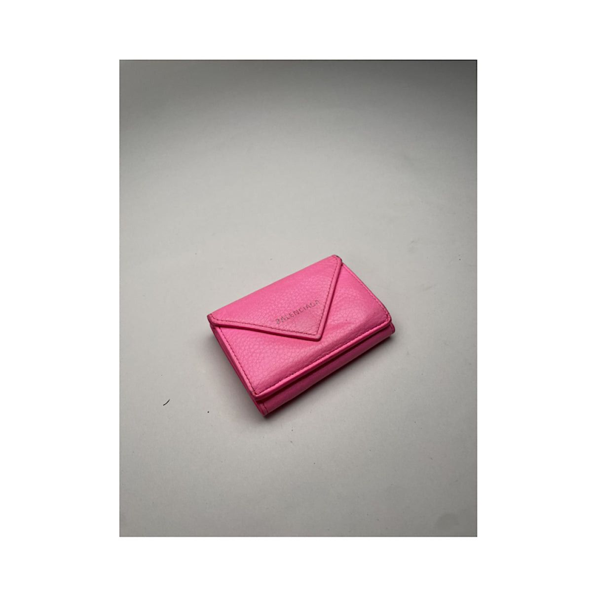 Balenciaga Pink Leather Wallet Size ONE SIZE - 3 Thumbnail
