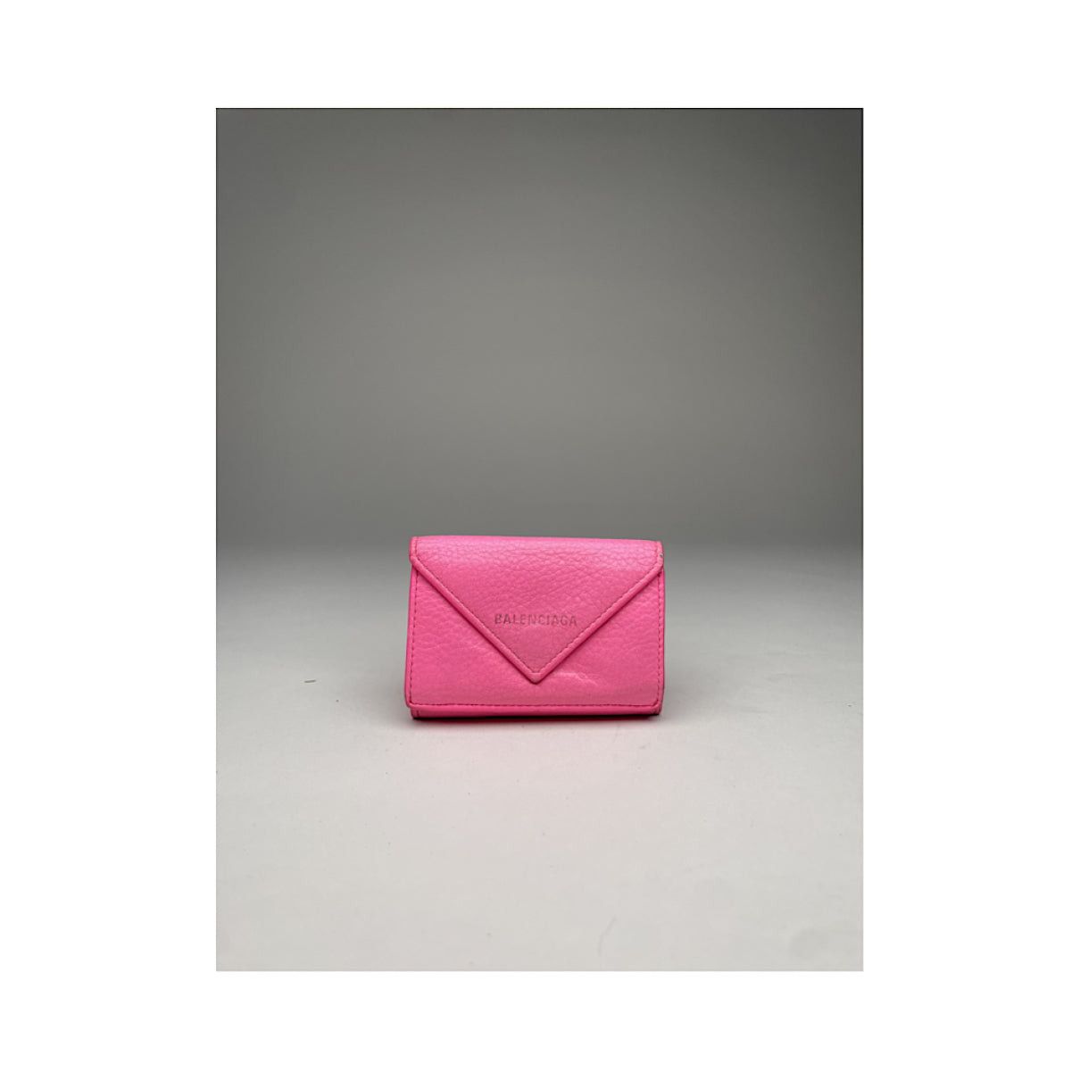 Balenciaga Pink Leather Wallet Size ONE SIZE - 2 Thumbnail