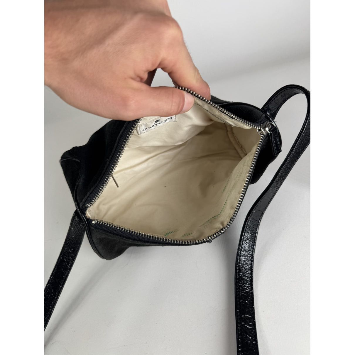 Courreges Courrèges Black Exotic Leathers Handbag Size ONE SIZE - 3 Thumbnail