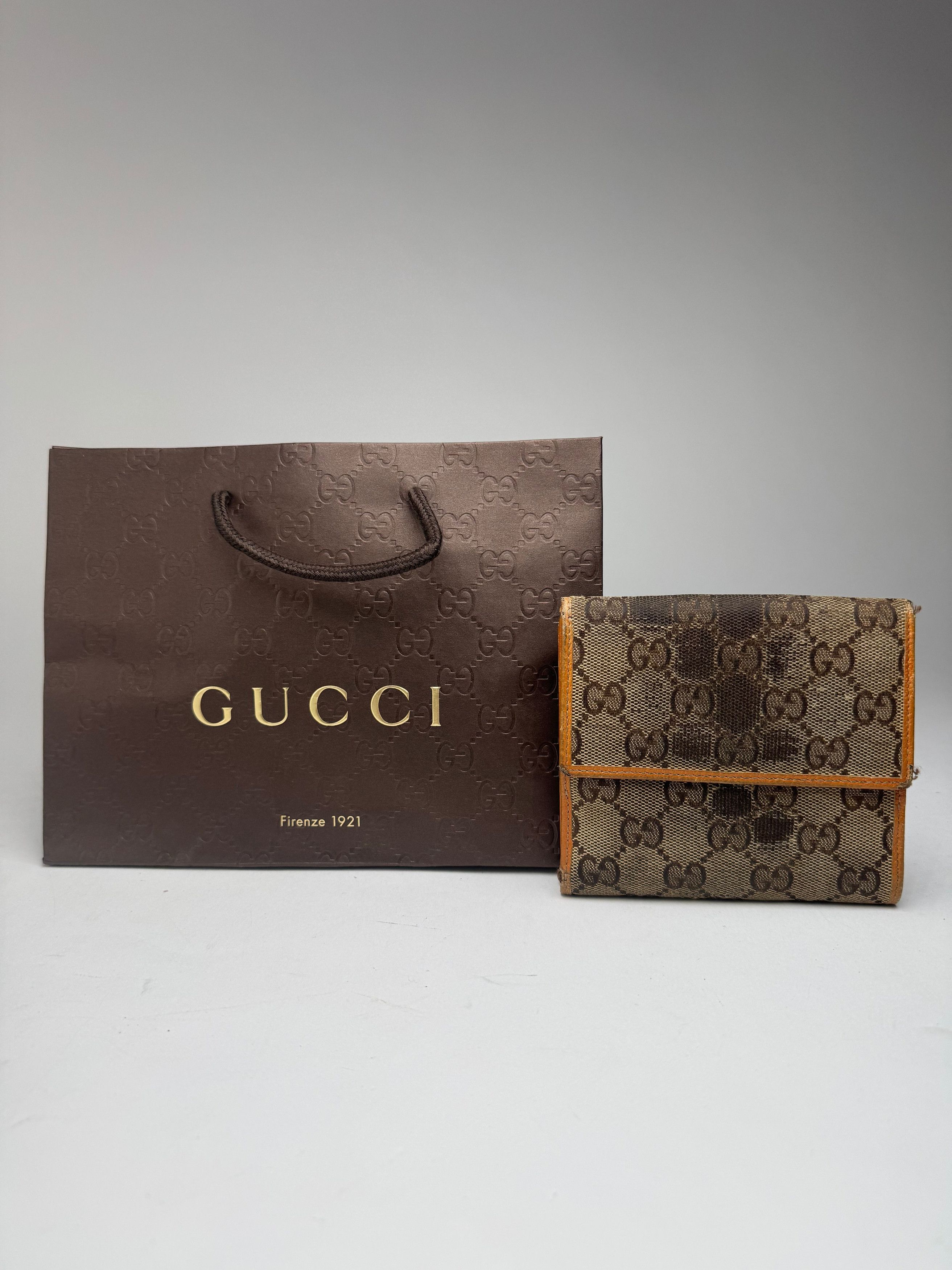 Gucci Vintage Monogramm Wallet Size ONE SIZE - 2 Thumbnail