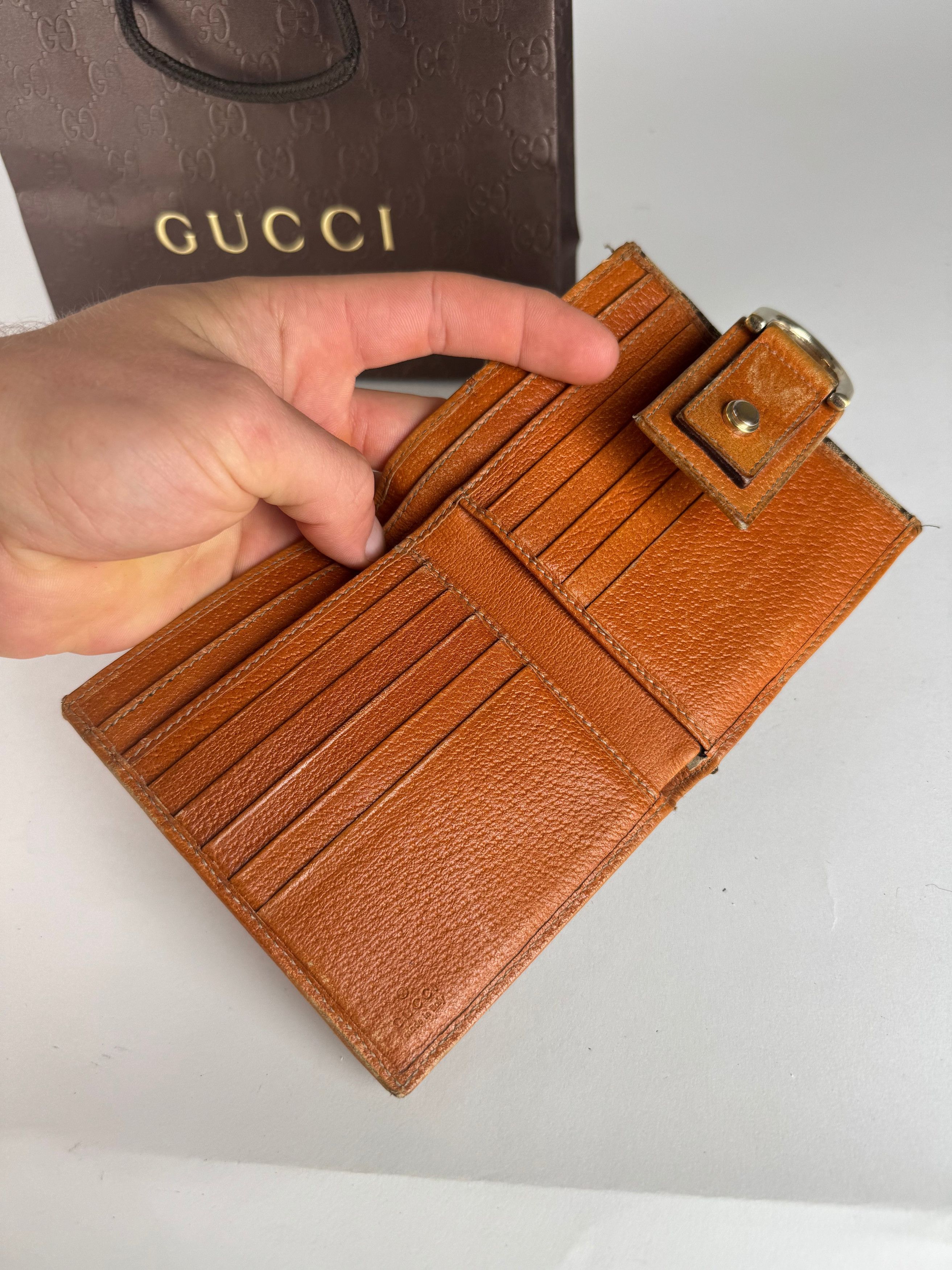 Gucci Vintage Monogramm Wallet Size ONE SIZE - 3 Thumbnail