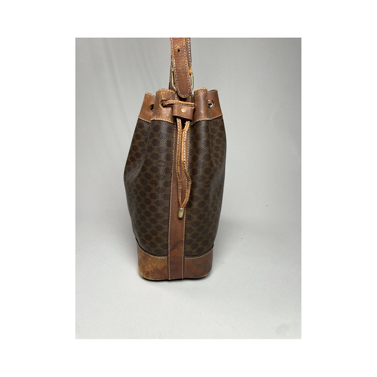 Celine SAC SEAU Brown Leather Handbag Size ONE SIZE - 4 Thumbnail