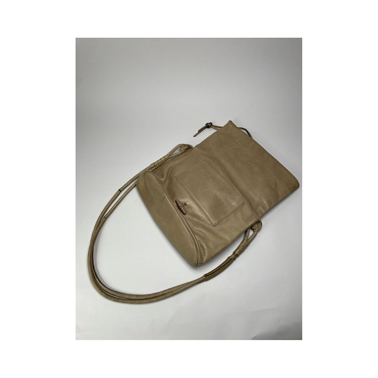 Jil Sander Beige Leather Handbag Size ONE SIZE - 4 Thumbnail