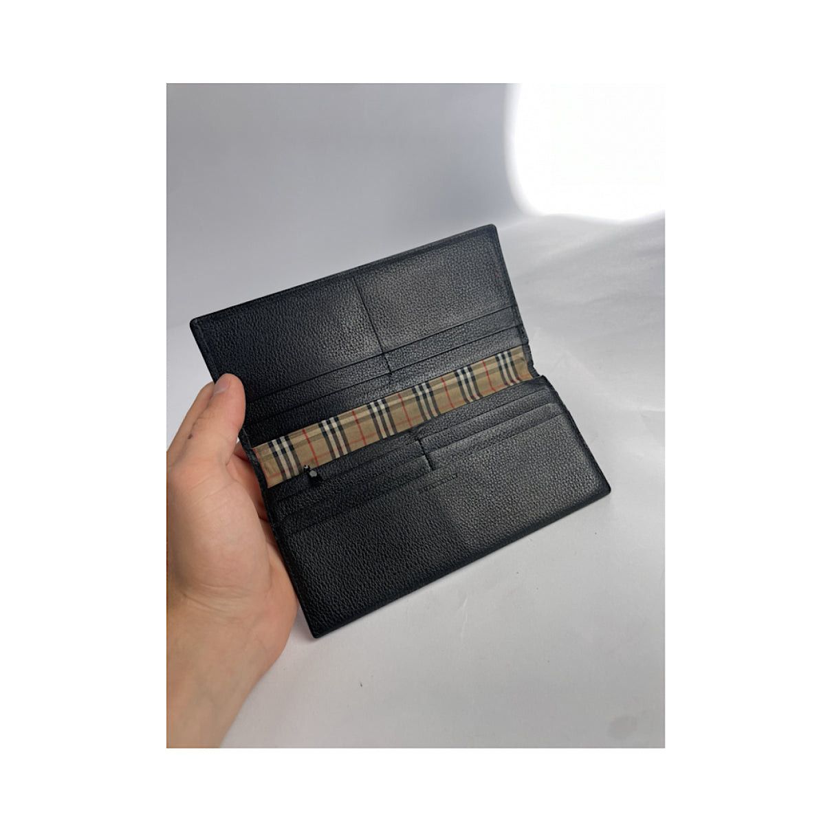 Burberry Black Leather Purse Size ONE SIZE - 3 Thumbnail