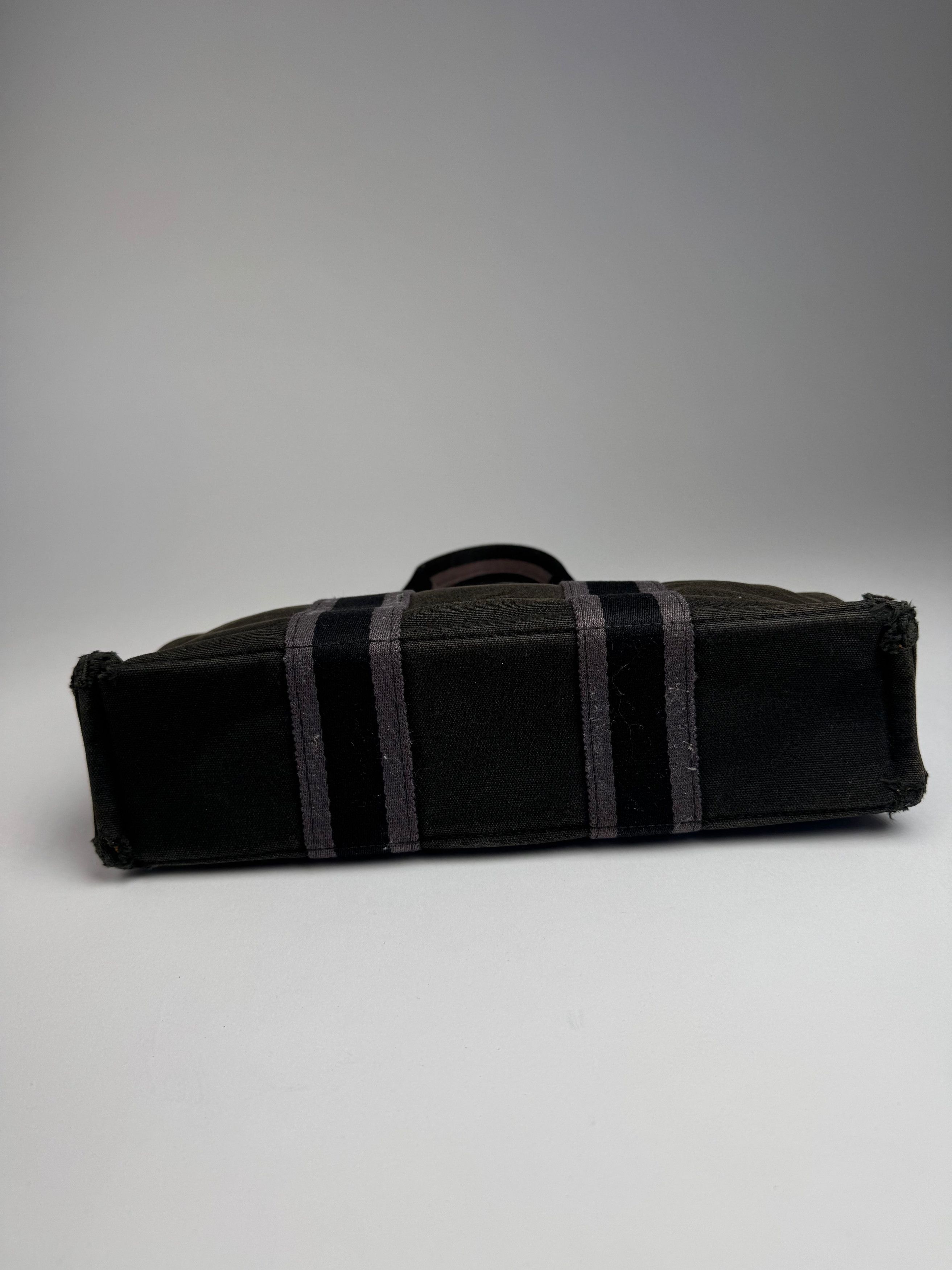 Other Vintage Hermes Paris Canvas Shopper Grey/Brown Size ONE SIZE - 9 Thumbnail