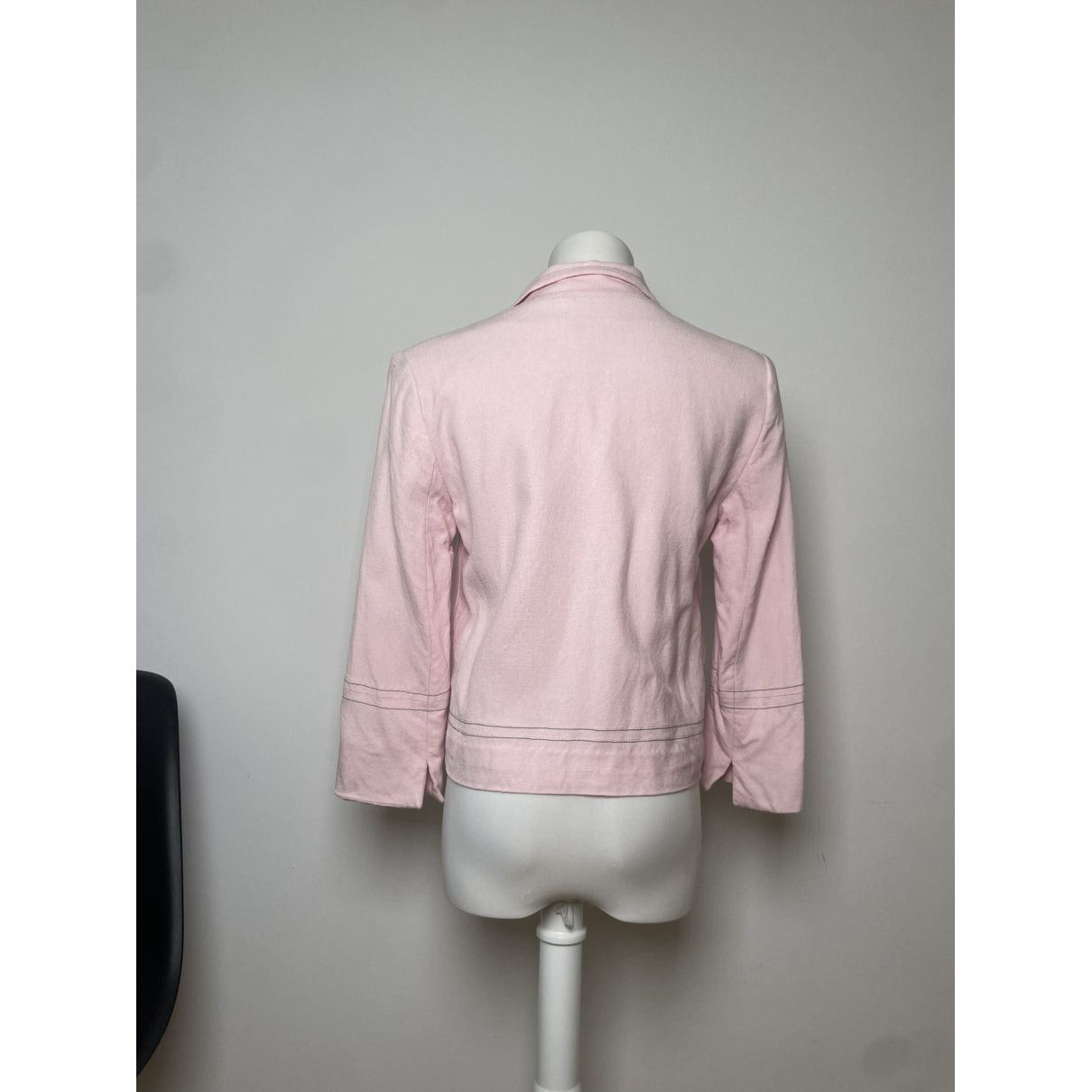 Celine Pink Denim - Jeans Trench Coat Size M / US 6-8 / IT 42-44 - 4 Thumbnail