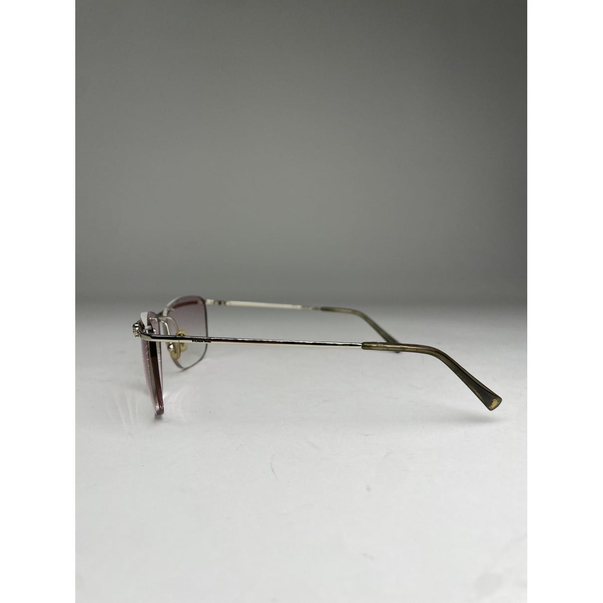 Versace Silver Metal Sunglasses Size ONE SIZE - 2 Thumbnail