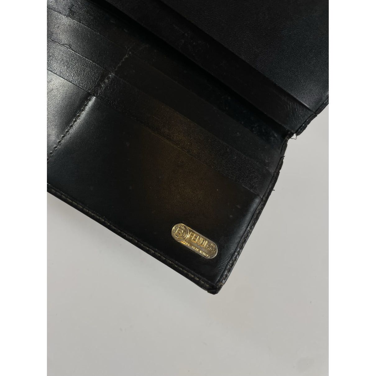 Fendi Baguette Grey Leather Wallet Size ONE SIZE - 5 Thumbnail